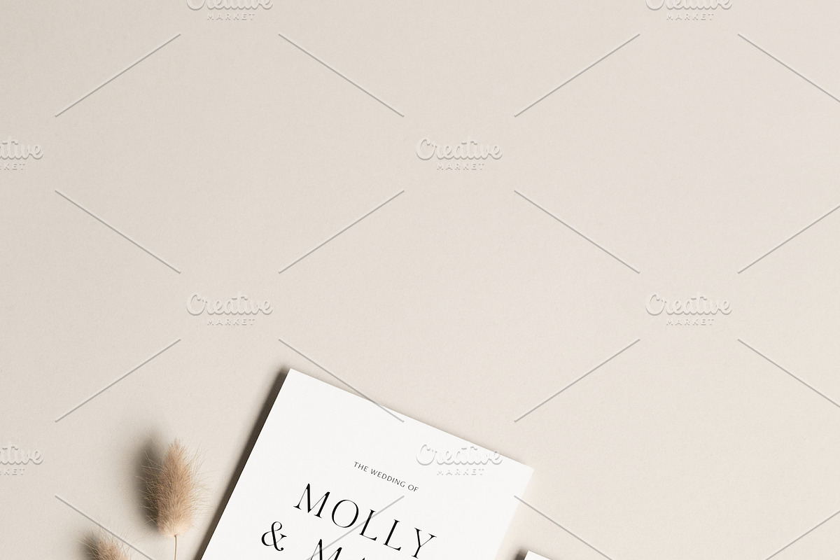 5x7 Paper Stationery Mockup, a Print Template by Moyo Studio (Photo 2 of 2)