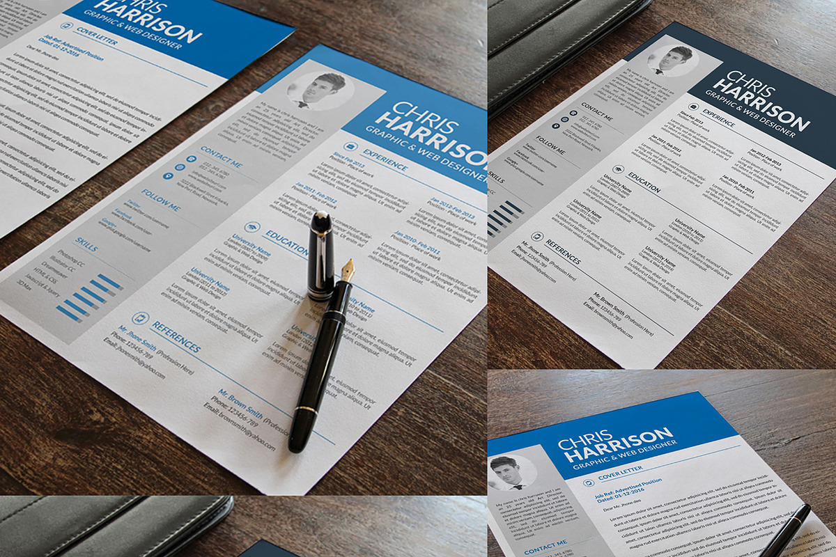 Clean Resume with Cover Letter, a Resume Template by Artiverge (Photo 2 of 3)
