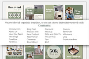 Soft Botanical Instagram Template, a Social Media Template by Everyday Perfection (Thumbnail 3 of 8)