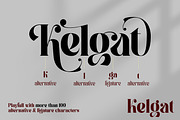 Kelgat — Elegant Serif Display Font, a Serif Font by Ekahermawan (Thumbnail 4 of 12)