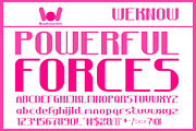 Take action font, a Sans Serif Font by weknow (Thumbnail 2 of 8)