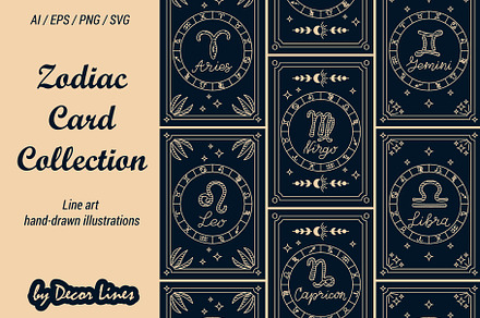 Zodiac Card Collection