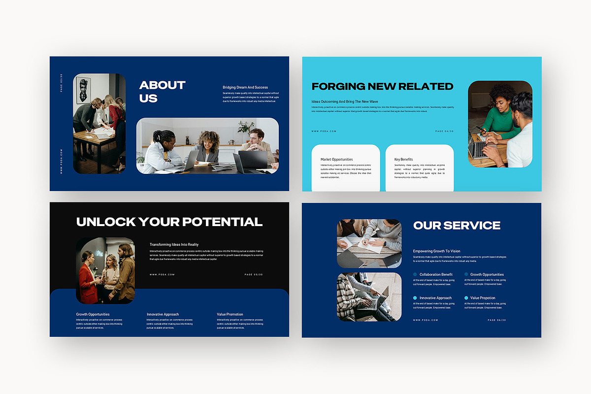 Poda : Pitch Deck Powerpoint, a Presentation Template by Punkl Camp (Photo 13 of 16)