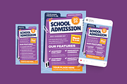 Creative School Admission Flyer, a Flyer Template by MMPixelCraft (Thumbnail 2 of 4)