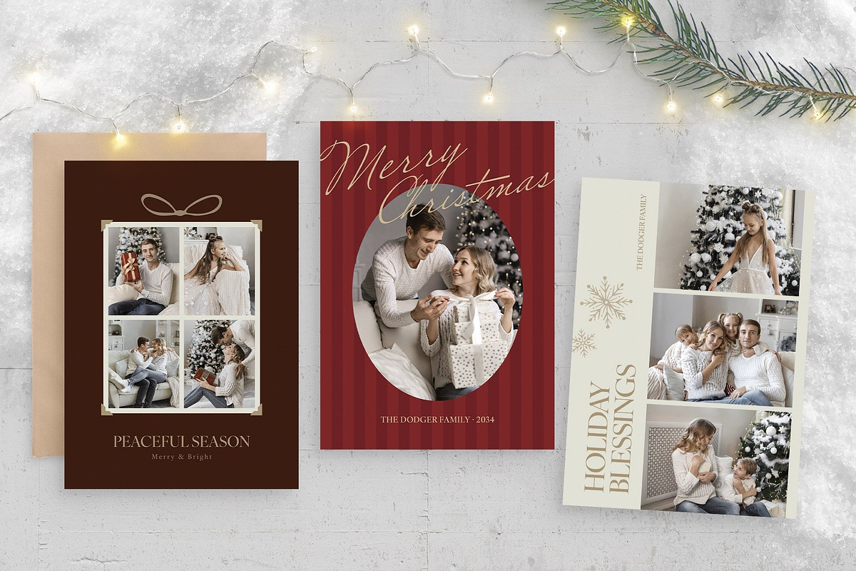 Christmas Greetings Card Template, a Flyer Template by BrandPacks (Photo 4 of 4)