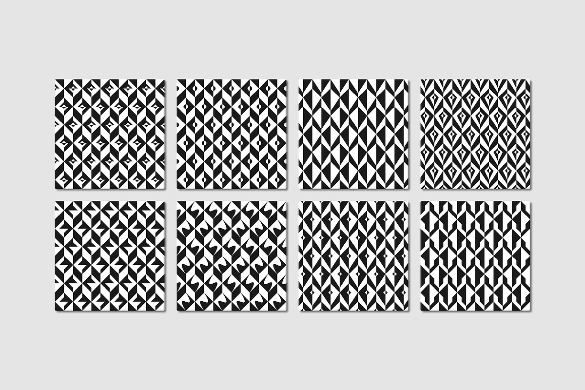 Hexagons - 28 Seamless Patterns, a Pattern Graphic by Tustan (Photo 3 of 6)