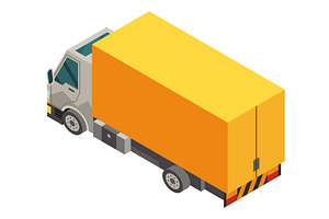 An Isometric Illustration of a, a Transportation Illustration by the8monkey