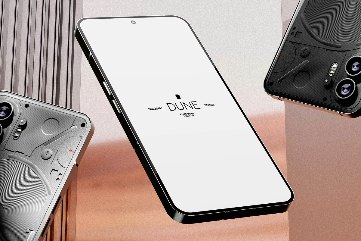 Nothing Phone 2 - Dune Series Bundle, an iPhone Mockup by River Visual (Photo 5 of 7)