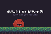 Chubby Choo - Pixel Art Font, a Font by chewkotski (Thumbnail 4 of 5)