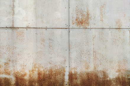 Marks and rust patterns on metal containers. Rusty corrosion and oxidized backg, an Abstract Photo by Red Hot Chili Pepper Shop