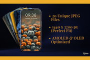 20 Halloween Phone Wallpapers, a Background Graphic by BazziBa♥ (Thumbnail 5 of 5)