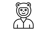 Frog Line Icon, an Icon by Pexelpy (Thumbnail 2 of 2)