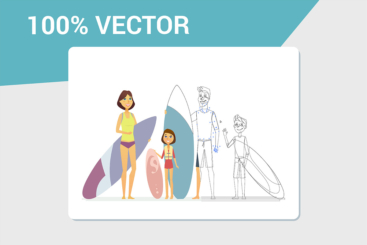 Family leisure set of illustrations, an Education Illustration by Boyko Pictures (Photo 3 of 8)