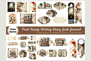 Writing Diary Junk Journal, an Illustration by HubbaDigitals (Thumbnail 5 of 5)