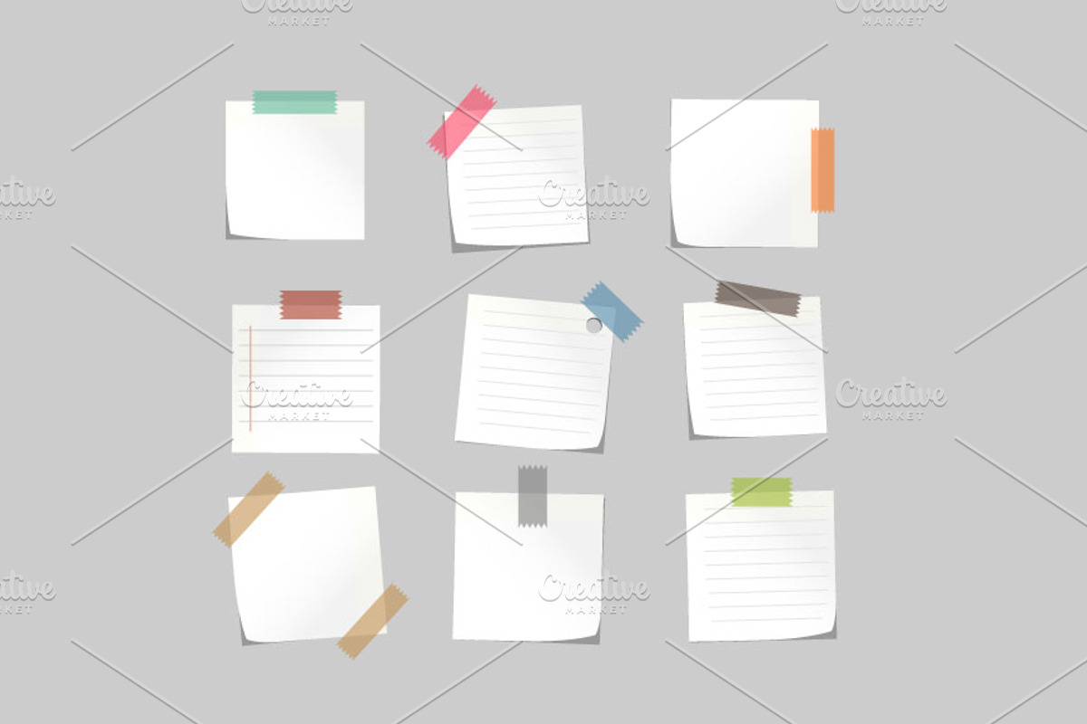 Paper Note Set preview 3