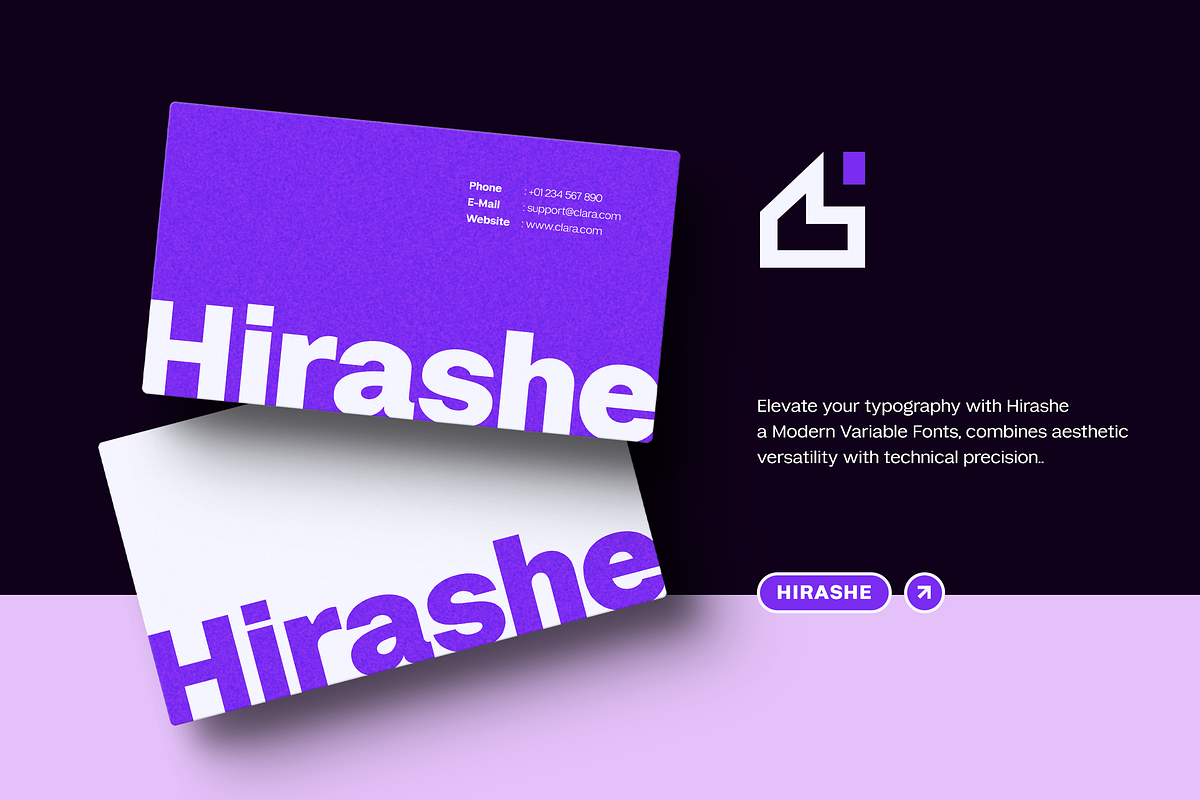Hirashe - Modern Variable Fonts, a Sans Serif Font by Namara Creative Studio (Photo 4 of 11)