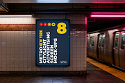New York Metro Ad Screen Mock-Up 3, an Advertising Mockup by Graphic Shelter (Thumbnail 1 of 8)