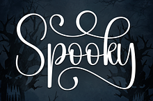 Spooky | Script Font