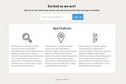 Responsive App Template - HTML/CSS, a Templates & Theme by alexvanderzon (Thumbnail 2 of 3)
