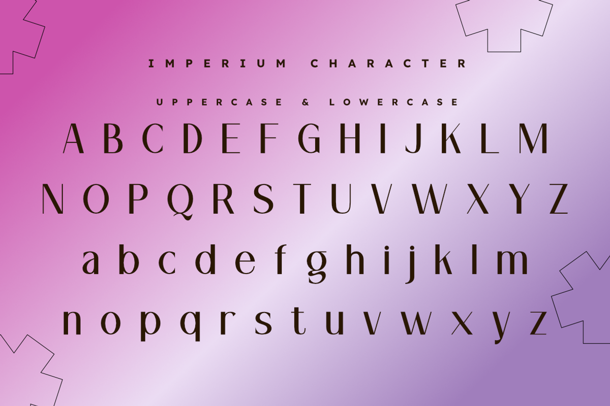 Imperium | Elegant Luxury Sans, a Sans Serif Font by Masyafi Studio (Photo 2 of 8)