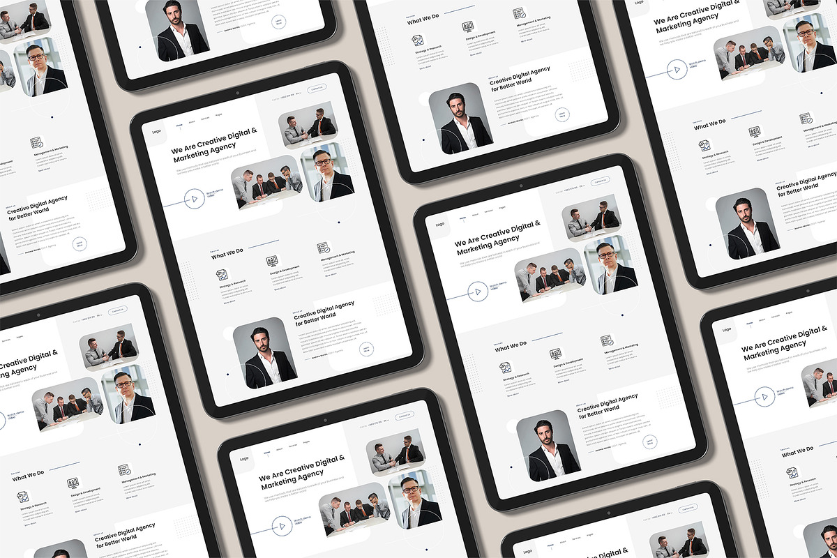 iPad Tablet Mockup Bundles, an iPad Mockup by Graphic Aesthetic (Photo 21 of 22)