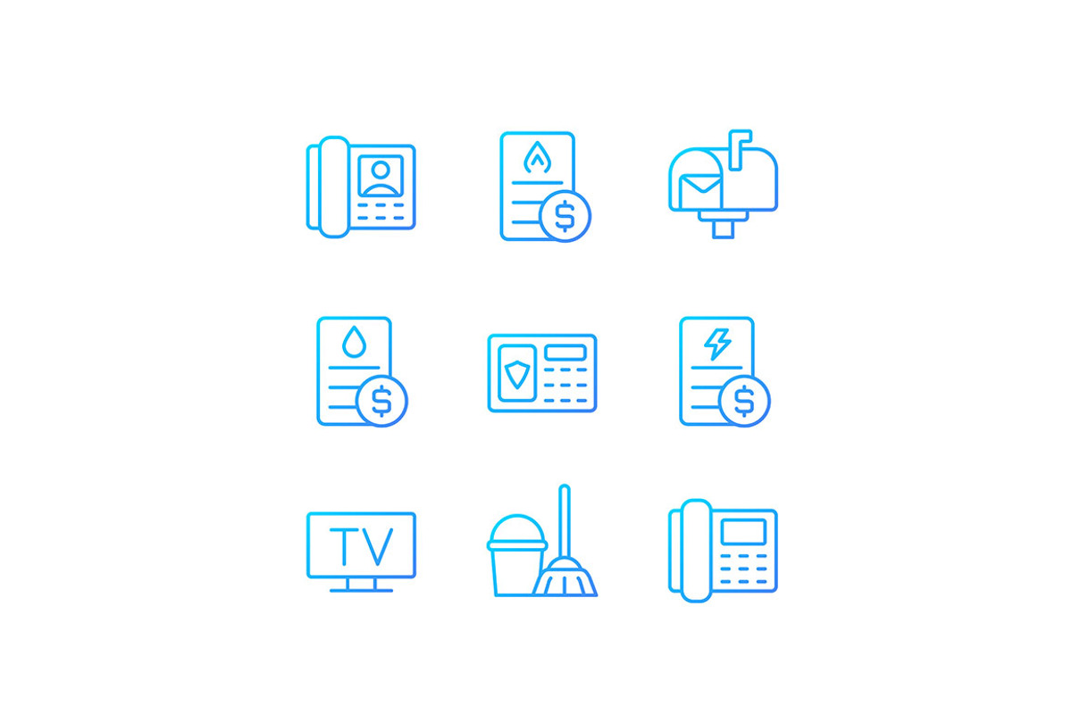 Services and bills pixel perfect, an Icon by IMG Visuals