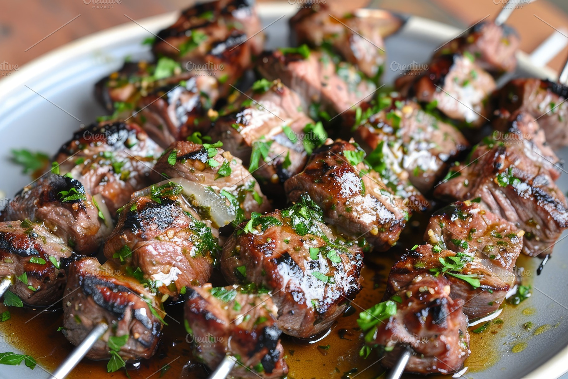 A close-up view of a plate of food f, a Photo by Iftikhar Alam