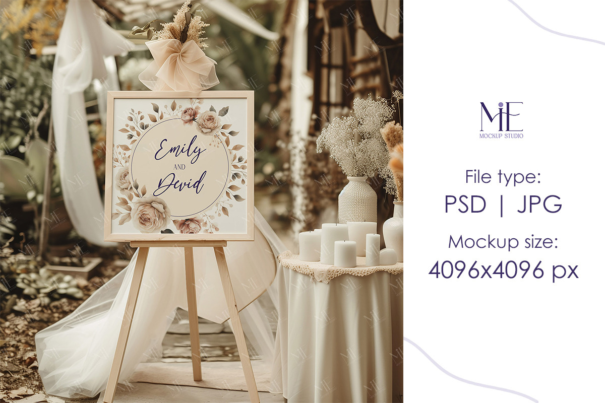 Square Wood Sign Mockup, Sign Mockup, a Mockup by Mie Mockup Studio (Photo 3 of 6)