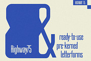 Highway 75 - Condensed Sans-Serif, a Sans Serif Font by Lateral Design (Thumbnail 5 of 16)