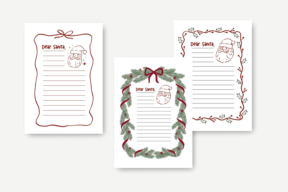 Cute Hand Drawn Whimsy Christmas, a Decorative Illustration by Barkova Nadya (Photo 2 of 8)