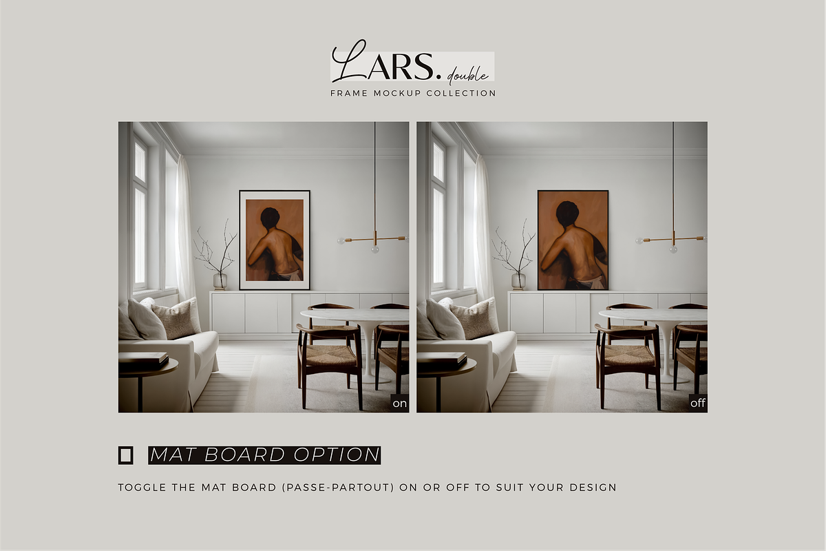 LARS Double | Frame Mockup Big Set, a Product Mockup by Acierto Studio (Photo 7 of 10)