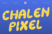 Chalen Pixel, a Sans Serif Font by Craft Supply Co. (Thumbnail 1 of 8)