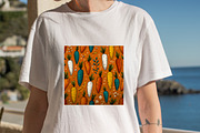 Seamless Carrot Pattern, a Pattern Graphic by SVGArt (Thumbnail 6 of 8)