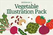 46 Vegetable Illustrations Pack, a Food Illustration by Strange Gaze Studios (Thumbnail 1 of 10)