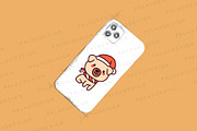 Cute Kawaii Christmas Pet Cat Dog, a Seasonal Illustration by Palau (Thumbnail 7 of 12)