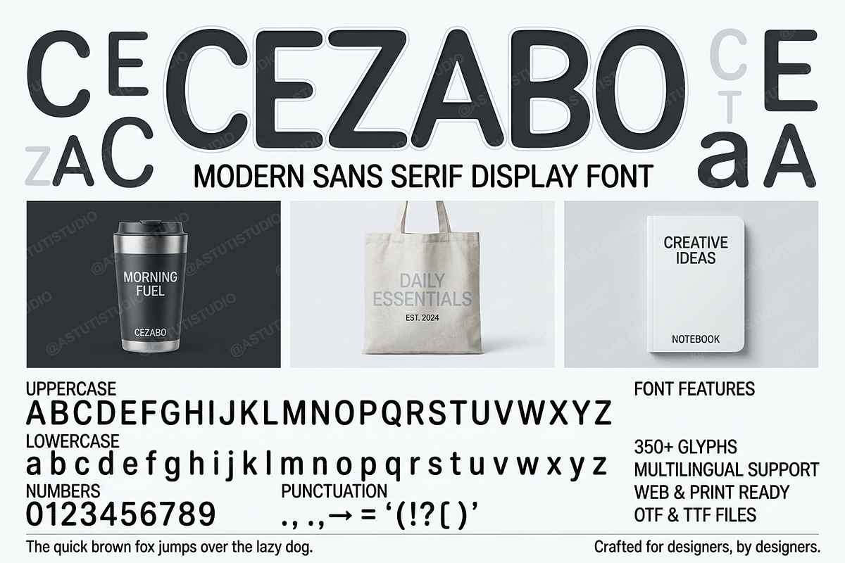 Cezabo | Elegant Serif Typeface, a Serif Font by Astuti Studio (Photo 1 of 18)