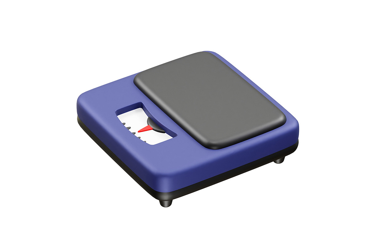 Weight Scale 3d icon illustration, an Object Illustration by fahad121