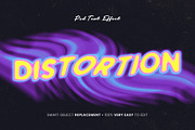 Distortion Text Effect, a Layer Style Add-On by WudelMbois Studio (Thumbnail 1 of 3)