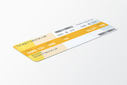 Ticket Mock-Up, an Advertising Mockup by DesignRushMarket (Thumbnail 6 of 8)