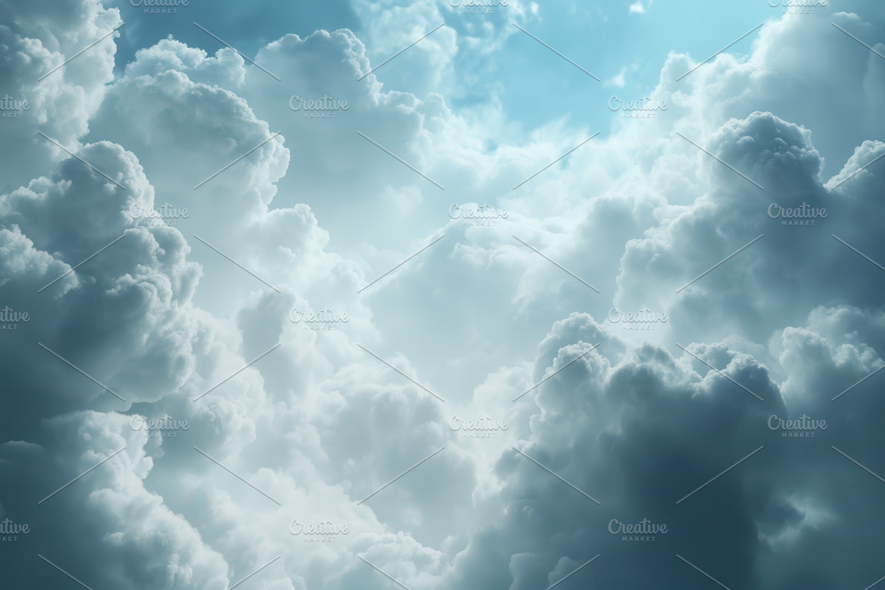 Majestic Cloudscape Heavenly Sky Whi, an Arts & Entertainment Photo by Pixeness Studio