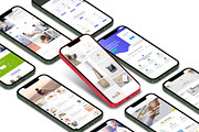 3D iPhone Presentation Mock-Up Bun 2, an iPhone Mockup by Graphicsworld125 (Thumbnail 6 of 15)