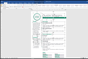 Resume template, a Resume Template by Viktor (Thumbnail 3 of 3)