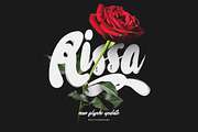 Rissa Typeface, a Script Font by Maulana Creative (Thumbnail 6 of 8)