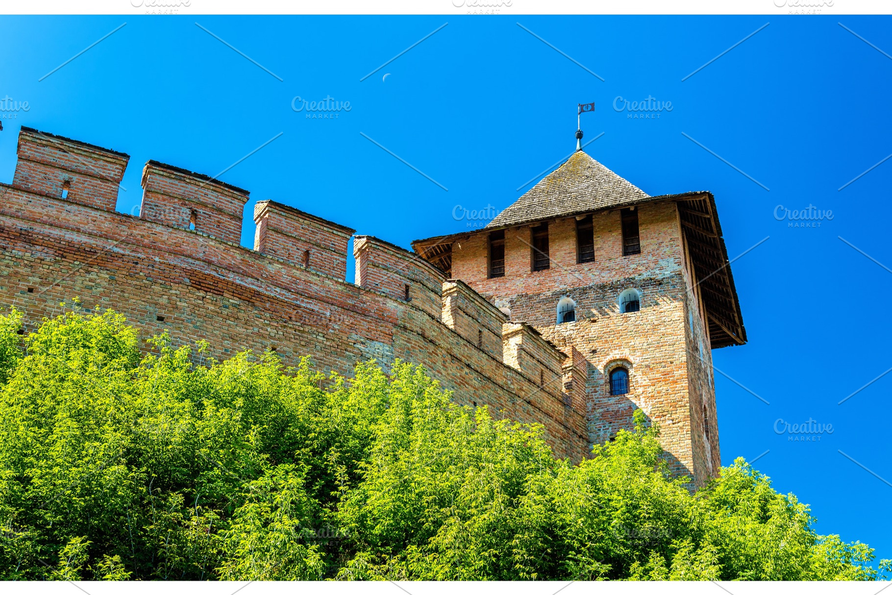 View of lubart castle in lutsk ukraine featuring castle, tower, and wall, an Architecture Photo by Leonid Andronov