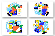 10 Digital Banking Security, a Finance Illustration by denayunebgt (Thumbnail 2 of 4)