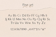 Fine art font duo, a Sans Serif Font by elvinova (Thumbnail 17 of 19)