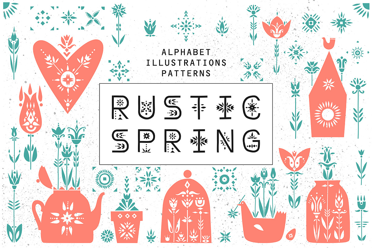 Rustic Spring - Graphic Collection, a Decorative Illustration by Struvictory.art (Photo 1 of 10)
