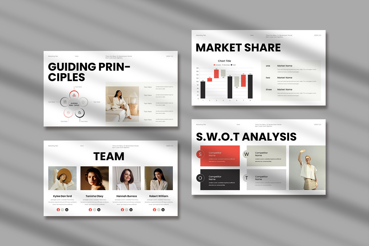 Marketing Plan Presentation Template preview 3
