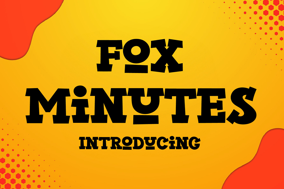 Fox Minutes Font, a Slab Serif Font by Fox7 By Rattana (Photo 1 of 8)