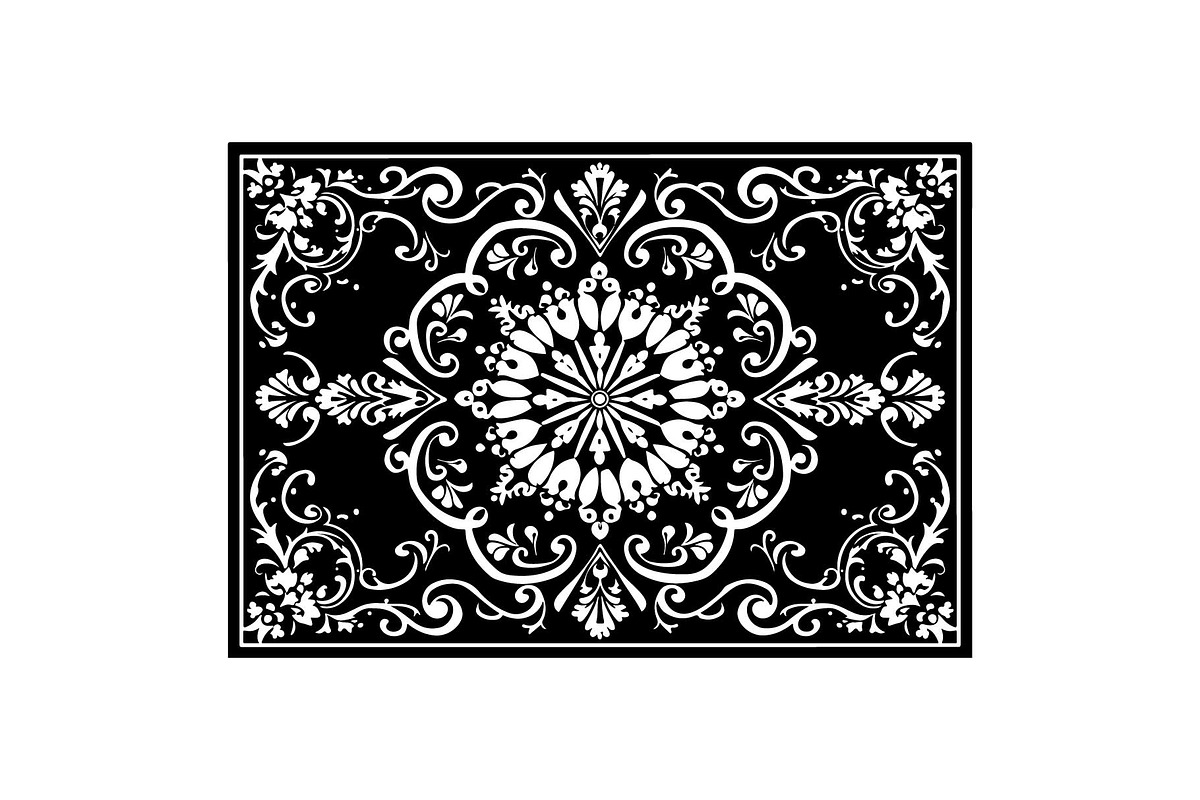 Laser Cut Mandala Panel Design Set, an Object Graphic by jahid234 (Photo 11 of 13)